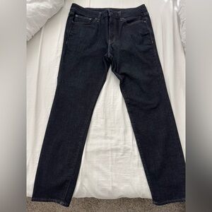 Express Men's Slim Dark Blue Jeans